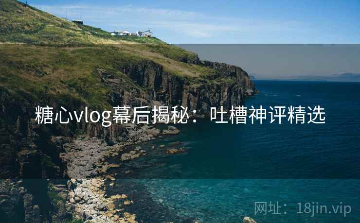 糖心vlog幕后揭秘：吐槽神评精选